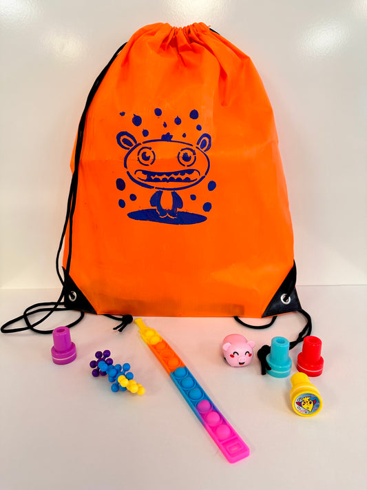 Monster Painted Fidget Kit Bag